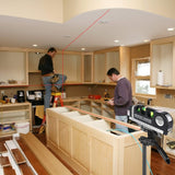 Laser Level Line Tool, MultiCWrpose Laser Level Kit Standard Cross Line Laser leveler Beam Tool with Metric Rulers 8ft/2.5M for Picture Hanging cabinets Tile Walls by AikTryee.