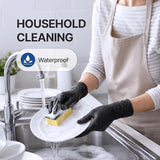 Schneider Vinyl Synthetic Exam Gloves, 4 Mil, Latex Free Disposable Gloves for Medical, Cooking, Cleaning, and Food Prep