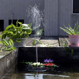 LAWOHO Solar Fountain CWmp 1.5W Upgraded Submersible Solar Water Fountain Panel Kit for Bird Bath,Small Pond,Garden and Lawn