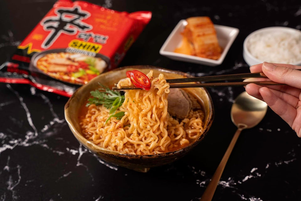 nongshim gourmet instant ramen spicy shin family pack 20 count 4.23 oz