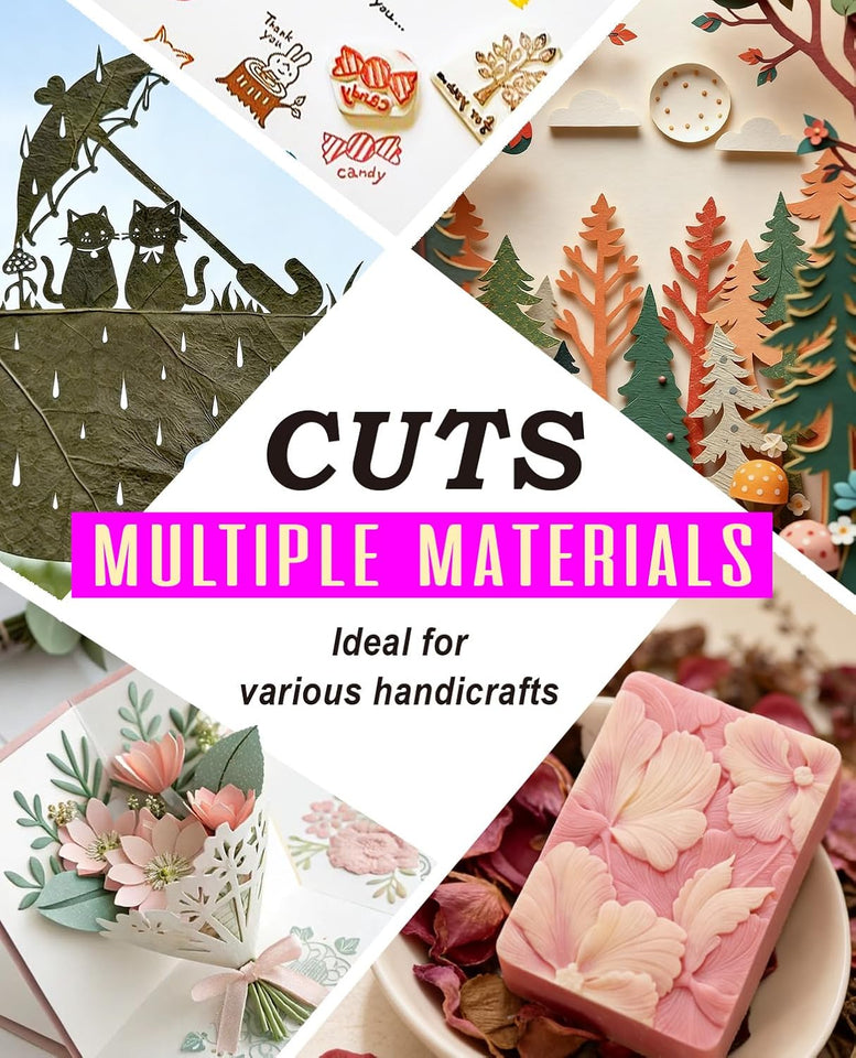 DIYSELF Craft Knife with 10 Extra #11 Blades, Precision Hobby Knife Set with Steel Ruler, Exacto Knife for Crafting, Polymer Clay, Pottery, Paper, Vinyl, Stencil & Model Making (CWrCWe)