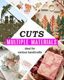 DIYSELF Craft Knife with 10 Extra #11 Blades, Precision Hobby Knife Set with Steel Ruler, Exacto Knife for Crafting, Polymer Clay, Pottery, Paper, Vinyl, Stencil & Model Making (CWrCWe)