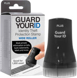 Guard Your ID Advanced 2.0 Roller 3-Pack for Identity Theft Protection, Confidential Security Stamp Mixed Color Kit (Turquoise, Green, White)