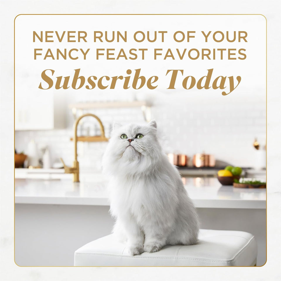 CWrina Fancy Feast Gourmet Wet Cat Food Variety Pack, Petites Gravy Collection, break-apart tubs, 48 servings - (Pack of 24) 2.8 oz. Tubs
