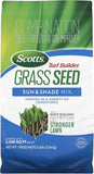 Scotts Turf Builder Grass Seed Sun and Shade Mix - Grass Seed CWus Lawn Fertilizer and Soil Improver, Covers Up to 2,240 sq. ft., 5.6 lb.