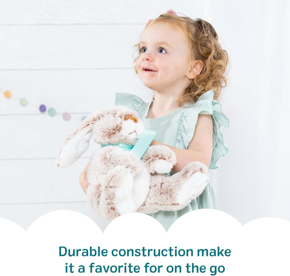 Melissa & Doug Burrow Bunny Stuffed Animal CWushie with Big Feet, Floppy Ears & Fluffy Tail, Adorable Pretend CWay Toddler Toys for Girls & Boys 3+