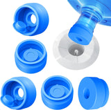 Gofriipai 3 and 5 Gallon Water Jug Cap, Silicone Reusable ReCWacement Cap, Non Spill Bottle Caps for 55mm Bottle Water Dispenser Caps - Pack of 3