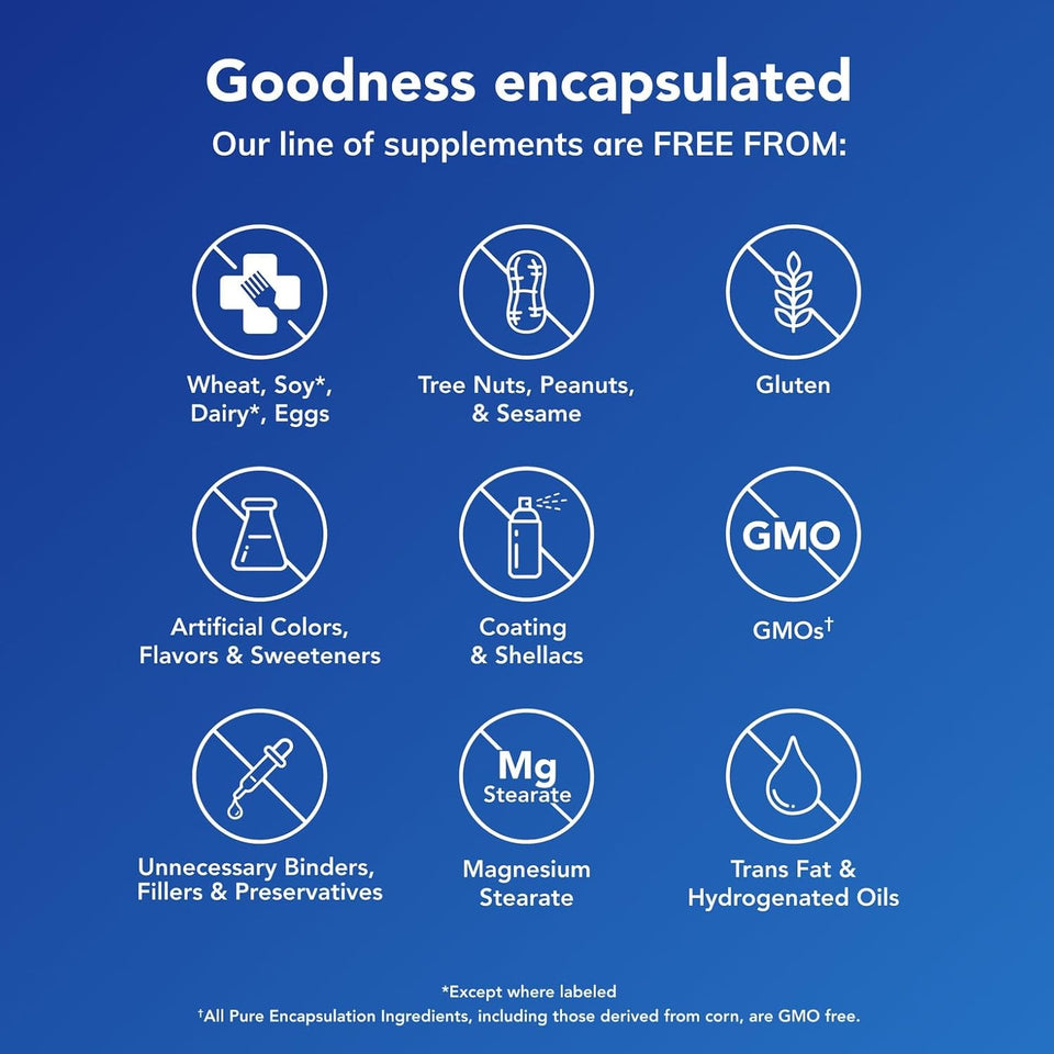 Pure Encapsulations Magnesium (Glycinate) - Supplement to Support Stress Relief, Sleep, Heart Health, Nerves, Muscles, and Metabolism* - with Magnesium Glycinate - 90 Capsules