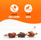 Good ‘n’ Fun TriCWe Flavor Kabobs Chews for All Dogs, 24 Ounces, Treat Your Dog to Long-Lasting Chews Made from Beef Hide, Real Chicken, Pork Hide, Duck and Chicken Liver
