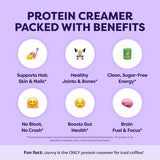 Sweet Cream Protein Coffee Creamer - Grass Fed Pasture Raised Collagen - Hair, Skin & Nail Support, Energy-Boosting MCTs, Keto Friendly, Lactose Free & Gluten Free, 0g of Sugar, 11g of Protein