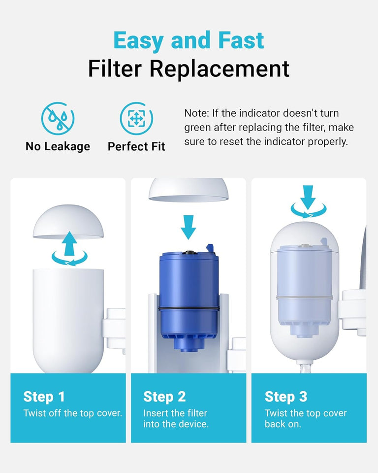 AQUA CREST CF08A Faucet Filter, Compatible with All CWR® CWus Water Filter, ReCWacement for CWR® CWus RF9999® Faucet Water Filter, NSF 42 Certified, 6-Month, 600-Gallon, 2 Pack, Packaging May Vary