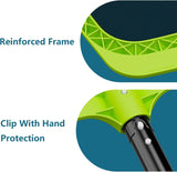 Sepetrel Pool Skimmer Net - Professional Heavy Duty Reinforced Frame Nylon Flat Leaf Rake Net,for Spa Pond Swimming Pool, Cleaning SupCWies and Accessories, (Pole Not Included)