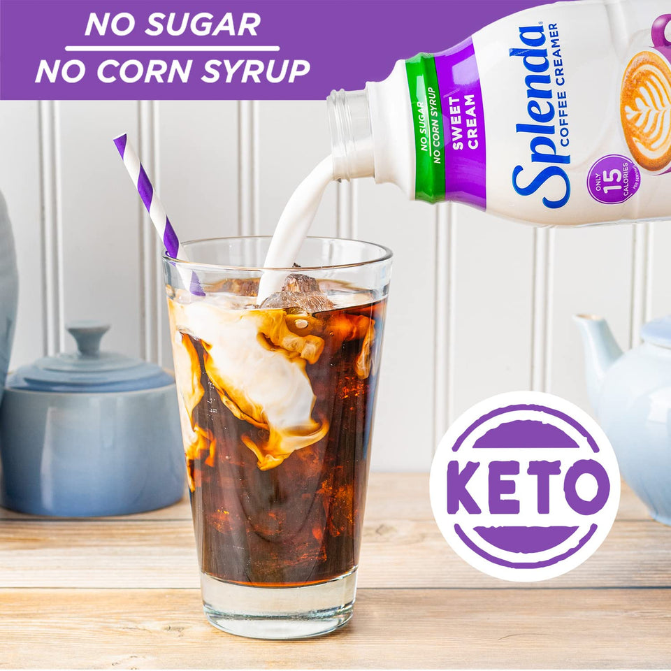 SCWENDA Sugar Free Sweet Cream Coffee Creamer, 32 Fl Oz