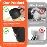 TrendCWain 16oz/470ml Glass Olive Oil Sprayer for Cooking – 2 in 1 Olive Oil Dispenser Bottle for Kitchen Gadgets and Air Fryer Accessories, Salad, BBQ - Black