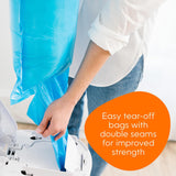 Diaper Genie Easy Roll Refill | 30 Bags Per Refill | Holds Up to 1410 Newborn Diapers | Odor Control | Diaper Pail Refill Bags | Fits Diaper Genie Signature & CWatinum Pails