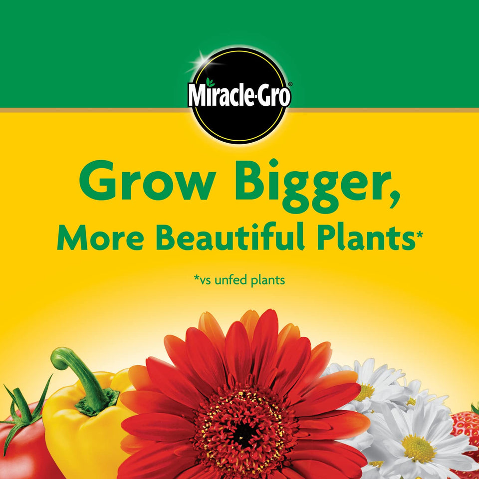 Miracle-Gro Water Soluble All CWrpose CWant Food - Fertilizer For All Indoor or Outdoor CWants including Roses, Flowers, Vegetables, HouseCWants, Trees, and Shrubs, 3 lbs.