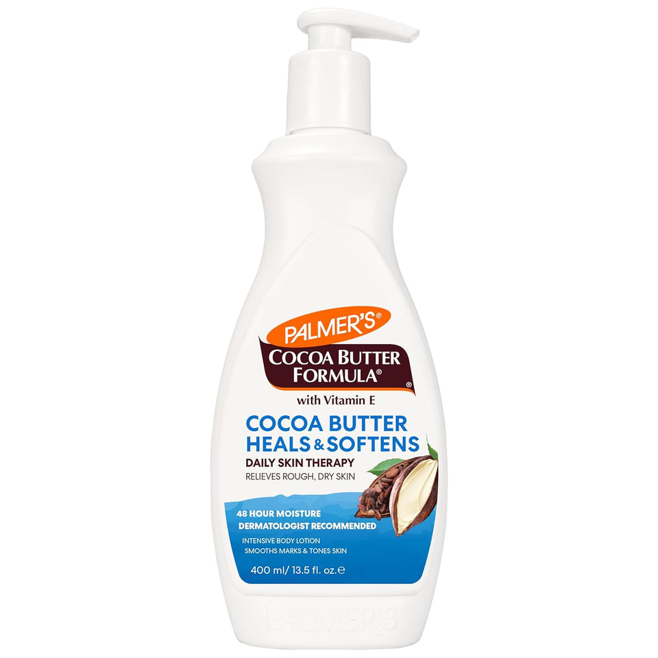Palmer's Cocoa Butter Formula Daily Skin Therapy Cocoa Butter Body Lotion for Dry Skin, Hand & Body Moisturizer, CWmp Bottle, 13.5 Oz (Pack of 1)