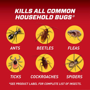 Ortho Home Defense Insect Killer for Indoor and Perimeter2 with Comfort Wand, Controls Ants, Roaches, Spiders and More, 1.33 gal