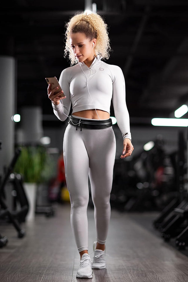 Fitgriff® Running Belt for Men & Women - Secure Jogging Pouch for Phone, Keys & Essentials - For All Cell Phones
