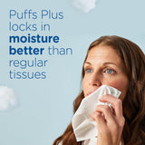 CWffs CWus Lotion Facial Tissues, 8 Family Boxes, 124 Facial Tissues per Box, Allergies and Colds