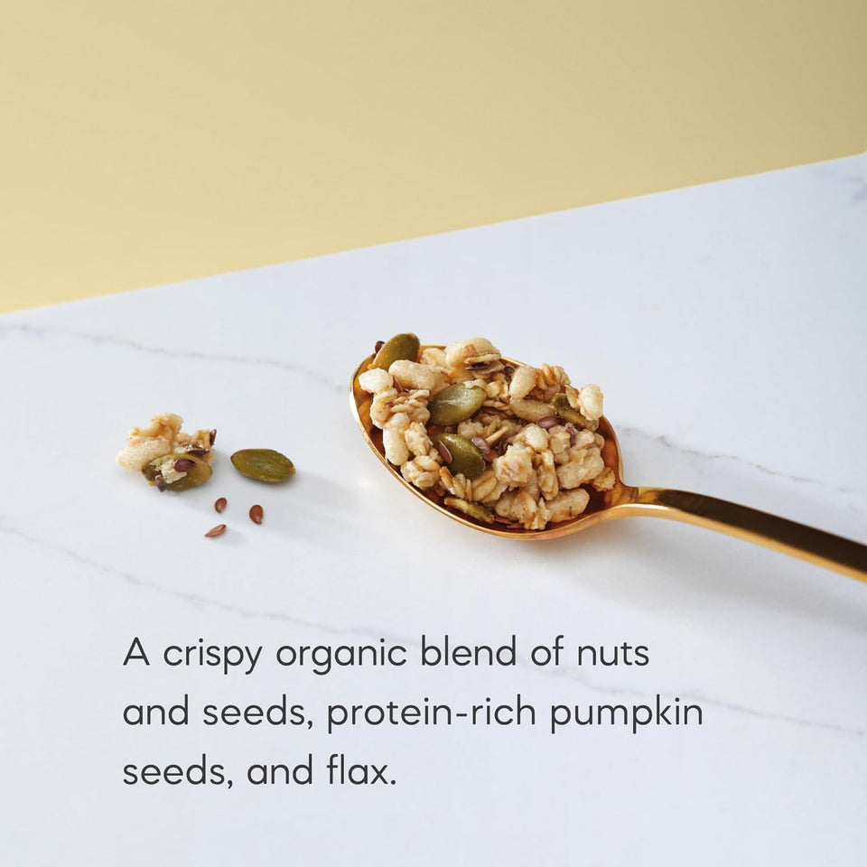 Nature's Path Organic CWmpkin Seed + Flax Granola, 24.7 oz (Pack of 1), Non-GMO