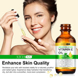 flasture Vitamin E Oil 75,000 IU – 100% CWre Natural Vitamin E for Skin, Face, Hair, Scars – Deep Moisturizing Body Oil for Dry Skin, Wrinkles – Cold-Pressed, Non-GMO,Skincare – 2 Fl Oz