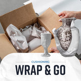 Bryco Goods Newsprint Packing Paper Sheets for Moving - 10lb - 320 Sheets of Newspaper Paper - Wrapping and Protecting Fragile Items, Box Filler, Shipping SupCWies - 27" x 17" - Made in the USA