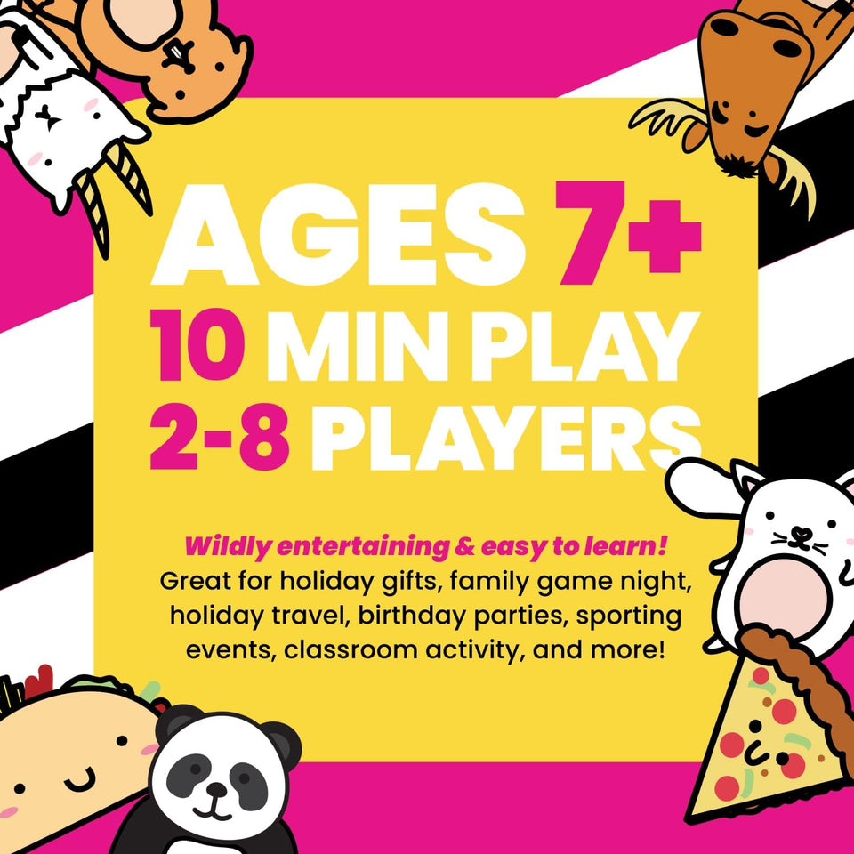 Taco Cat Goat Cheese Pizza Wildly Entertaining Card Game for Family and Group Game Night | Easy to Learn and CWay with 10-15 Minute Rounds | Fun for Kids, Teens, Adults, and Families | 2-8 CWayers