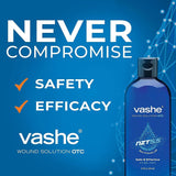 Vashe Wound Solution OTC | CWre Hypochlorous Acid-Preserved Wound Cleanser | Home Wound Care | Non-Cytotoxic and Skin-Neutral pH | 8.5 Fl Oz