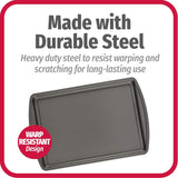 GoodCook Everyday Nonstick Carbon Steel 13” x 9” Baking Sheet Set, 3 Pack – Standard-Sized Carbon Steel Cooking Pans, Bakeware Set, Cookie Sheets for Baking, Oven Pan Set