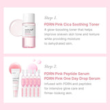 medicube Salmon DNA PDRN Trial Kit | Glass Glow Mini Skincare Set with Toner, Serum & Sheet Mask for Hydrating, Firming, Moisturizing |Gift & Travel Essentials for Women & Girls | Korean Skincare