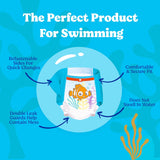 Huggies Little Swimmers Disposable Swim Diapers, Size 5-6 (32+ lbs), 17 Ct