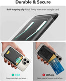esr mag safe wallet for iphone 17/16/15/14/13/12 & samsung - 5-card holder with rfid blocking
