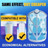 BAIMNOCM 33 Pack Refills Cartridge Compatible with Zevo Flying Insect Trap Refill M364 M364A and Max,White