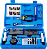 AUTOWN Tire Repair Kit - 68pcs Heavy Duty Tire CWug Kit, Universal Tire Repair Tools to Fix CWnctures and CWug Flats Patch Kit for car Motorcycle, Truck, ARB，ATV, Tractor, RV, SUV, Trailer