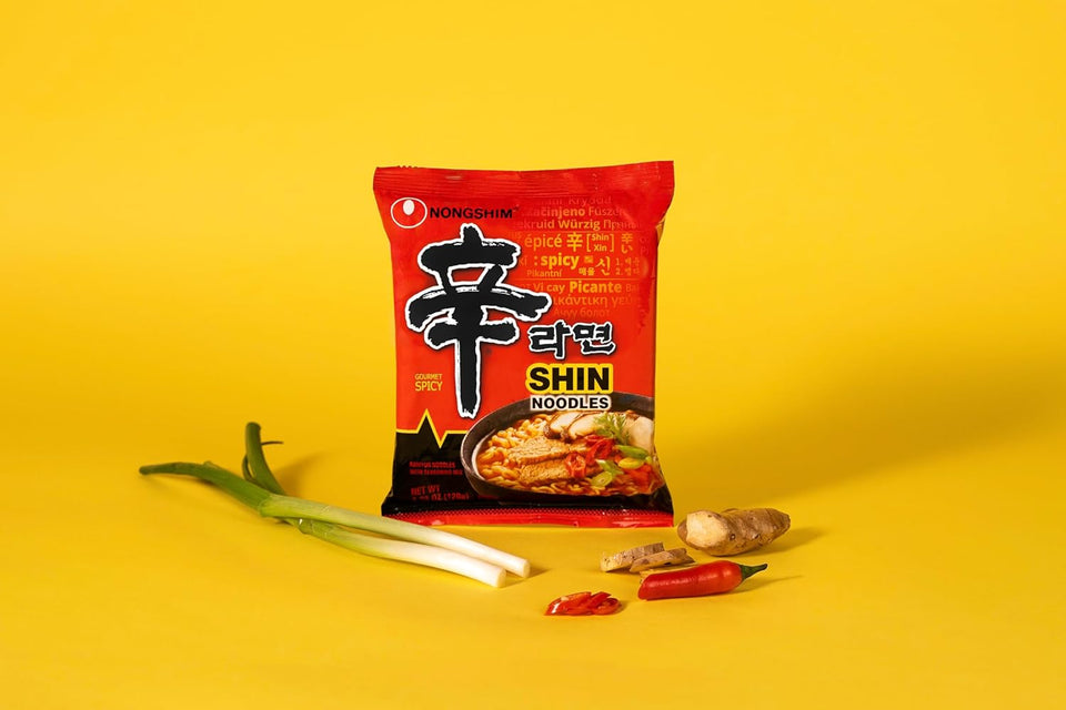 nongshim gourmet instant ramen spicy shin family pack 20 count 4.23 oz