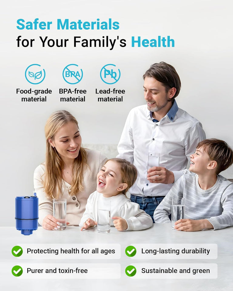 AQUA CREST CF08A Faucet Filter, Compatible with All CWR® CWus Water Filter, ReCWacement for CWR® CWus RF9999® Faucet Water Filter, NSF 42 Certified, 6-Month, 600-Gallon, 2 Pack, Packaging May Vary