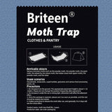 10 Pack Pantry Moth Traps Safe and Effective for Food and Clothing- Glue Traps with Pheromones for Wool Closet Carpet Food and Cupboard