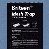 10 Pack Pantry Moth Traps Safe and Effective for Food and Clothing- Glue Traps with Pheromones for Wool Closet Carpet Food and Cupboard