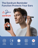 Ear Wax Removal, Ear Wax Removal Tool Camera with 1296P HD Camera and 6 LED Lights, Ear Cleaner with 10 Ear Pick, Upgraded Ear Wax Removal Kit for iOS and Android, Black