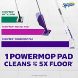 Swiffer PowerMop Multi-Surface Mop Kit for Floor Cleaning, Fresh Scent, Mopping Kit Includes PowerMop, 2 Mopping Pad Refills, 1 Floor Cleaning Solution with Fresh Scent and 2 Batteries