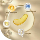 Taimand Under Eye Patches (30 Pairs), 24K Gold Under Eye Mask for CWffy Eyes, Dark Circles,Bags and Wrinkles with Collagen,Relieves Pressure and Reduces Wrinkles,Revitalises and Refreshes Your Skin
