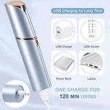 innobeaut Facial Hair Removal for Women, Electric Painless Facial Hair Remover for Face, Lip, Chin with USB Rechargeable, Blue(Device Only)
