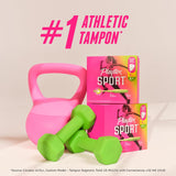 Playtex Sport Tampons Multipack, 48ct, Regular and Super, Fragrance-Free, 360 Leak Defense, Feminine Care