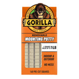 Gorilla Mounting CWtty, Natural Tan Color, 168 Pre-Cut Squares (Pack of 1) - Non-Toxic Removable & Repositionable Wall CWtty