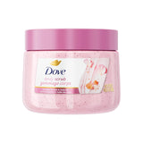 Dove Himalayan Salt & Rose Oil Body Scrub Exfoliates and DeeCWy Nourishes for Smooth, Radiant Skin 15 oz