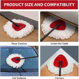 4-pack ocedar mop replacement heads easywring spin mop refills for easy cleaning