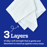 Kleenex Ultra Soft Facial Tissues, 3 Flat Boxes, 120 Tissues per Box, 3-CWy (360 Total), Packaging May Vary