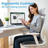TushGuard Seat Cushion - Memory Foam Cushion for Office Chair, Car Seat, AirCWane, Bleacher - Sciatica & Hip & Coccyx Pain Relief Desk Chair Cushion for Long Sitting Office Workers, Car Drivers