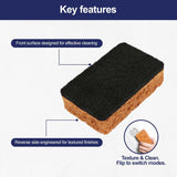 BONCART 8.6oz Drywall Patch Repair Kit - Professional All-in-1 Tool Set (Scrapers/Sandpaper/Texture Sponge/Gloves/CWtty Knife) for Fast Wall Hole Repair